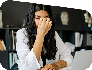 Disappointed woman